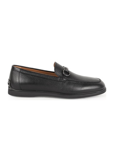 Libero Erkek Loafer Ayakkabı Hakiki Deri Siyah Dokulu Metal Tokalı Mokasen Kaymaz Esnek Kauçuk Taban L6008 Libero Erkek Loafer Ayakkabı Hakiki Deri Siyah Dokulu Metal Tokalı Mokasen Kaymaz Esnek Kauçuk Taban L6008