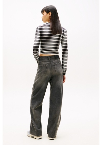 Tommy Hilfiger Claire Hr Wd Bj5082 Kadın Denim Black Jean-16403 Siyah