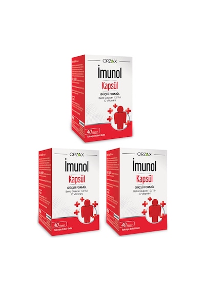 Orzax Imunol 40 Kapsül 3 Adet