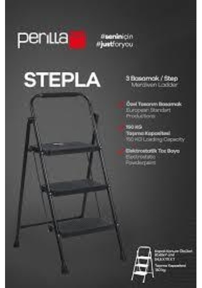 Perilla Stepla 3 Basamak Merdiven 51403