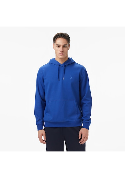 Nautica Erkek Mavi Classic Fit Kapüşonlu Sweatshirt Düz K57226t Mavi