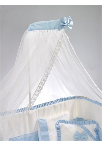 Meltem Kids Bambino Mavi Pamuklu Bebek Uyku Seti 70 x 110 CM Mavi