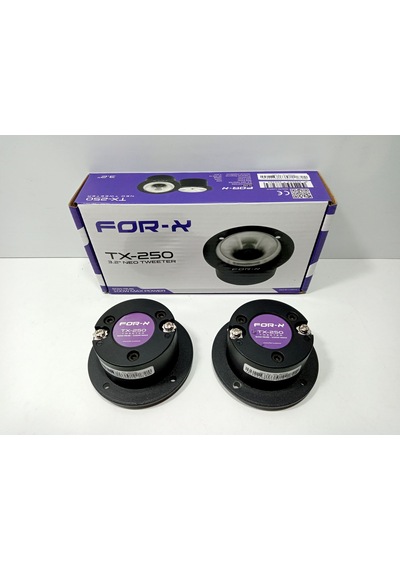 For-x Dome Tweeter 8cm 100w 50rms For-x Tx-250 8cm Dome Tiz