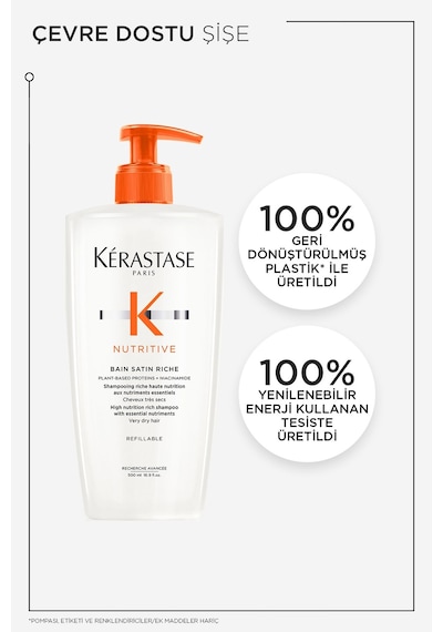 Kerastase Nutritive Bain Satin Riche Yoğun Nemlendirici Şampuan 500 Ml Kuru