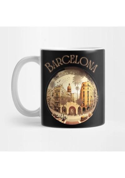 Barselona - Barcelona - Seyahat Sevgisi - Gezgin Kupa Bardak Çok Renkli