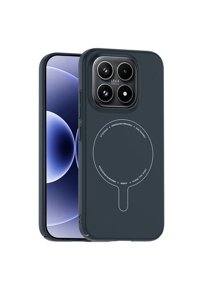 Gpack Xiaomi 17 Kılıf Elio Kablosuz Şrj Özellikli Kamera Korumalı Sert Pc Lacivert