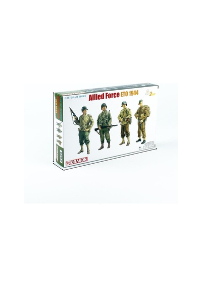 Dragon 6653 1/35 Ölçek, Müttefik Kuvvetler Eto 1944 Asker Figürleri Plastik Model Kiti-49914