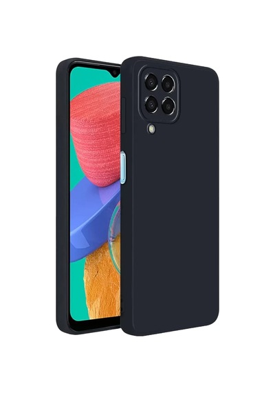 Newface Samsung Galaxy Uyumlu, M33 Kılıf First Silikon - Siyah