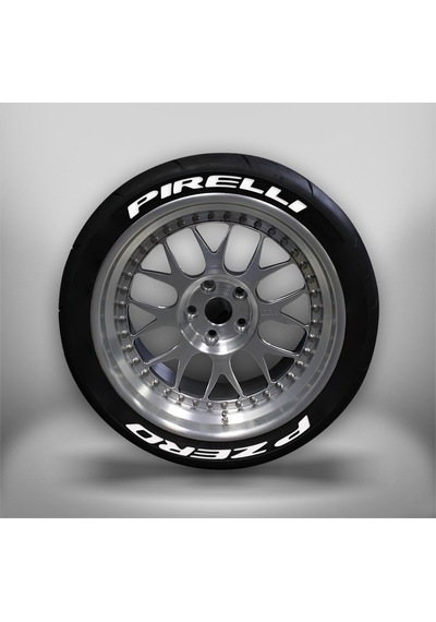 Pirelli P Zero Lastik Yazısı 1.Kalite Solmaz Sticker