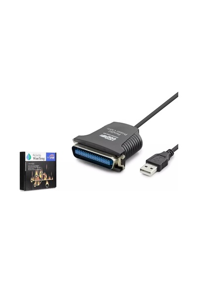 Afila Hdx7526 Usb Paralel Lpt Printer Kablo Siyah 80cm Usb To Lpt Çevirici