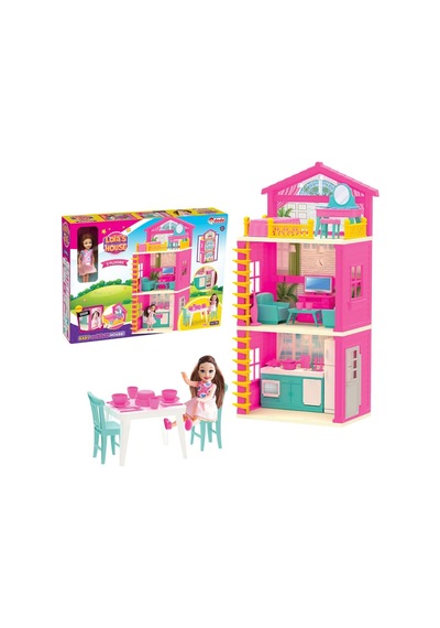 Fen Toys Lola'Nın 3 Katlı Evi Aksuarlı Oyun  Evi