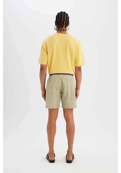 Defacto Regular Fit File Astarlı Kısa Boy Deniz Şortu B7279AX24HSGN854