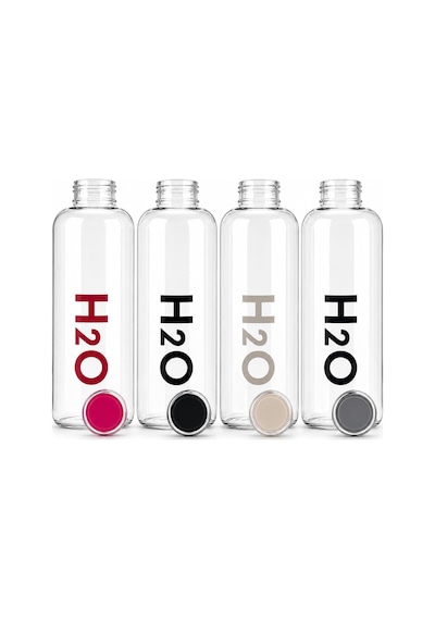Orret Home 1000 Ml Renkli Kapaklı Borosilikat Cam Matara Sızdırmaz Çevirmeli Vakumlu Kapaklı Suluk,bpa İçermez, Isıya Dayanıklı, Geniş Ağızlı, Şık Ve Dayanıklı Cam Su Şişesi Siyah 0