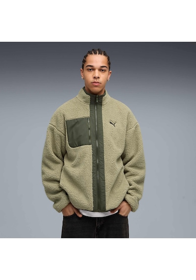 Puma Erkek Çift Taraflı Sherpa Ceket 688371 82 Yeşil