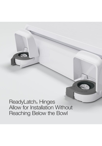 4636-rl-0 Cachet Readylatch Quiet Close Uzatılmış Klozet Kapağı, Beyaz Çok Renkli