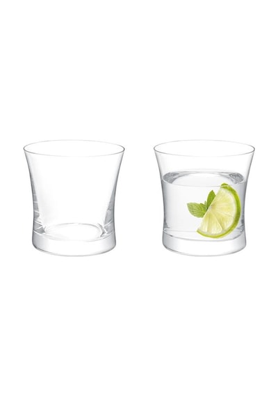 Madame Coco Grace 4'lü Kristal Su Bardağı Seti - 280 Ml Çok Renkli