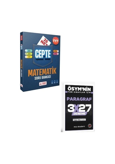 2027 Paraf 2027 Tyt Matematik 25 Net Cepte Soru Bankası+ Evp Akademi Paragraf