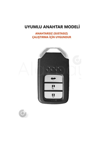 Honda Civic Fc5 Hr-v Cr-v City Titan Gri Tpu Anahtar Kılıfı
