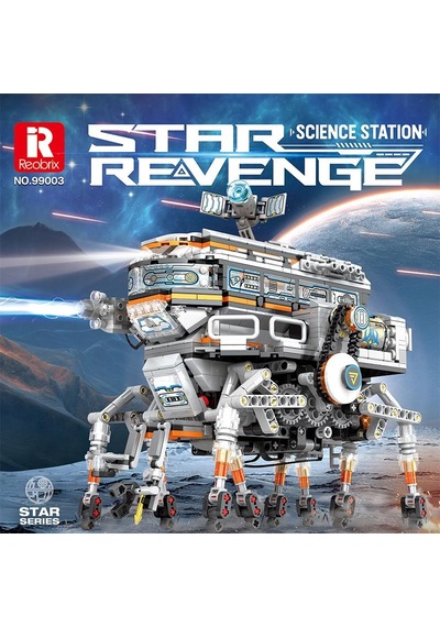 Reobrix Technic 99003 Bilim İstasyonu Star Revenge:science Station Kumandalı&motorlu Yapı Blok Seti Building Blocks - 1378 Parça