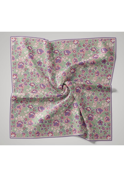 Silk Home Soft Eşarp 73090-20 Pastel Yeşil, Eflatun, Pembe, Somon Pembe