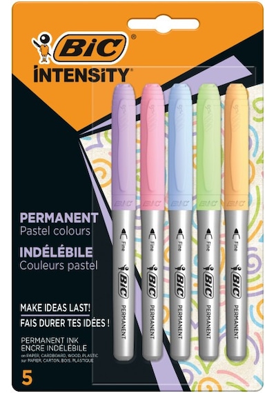 Bic Marking Pastel Permanent Markör Karışık 6'lı Blister