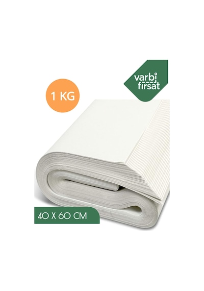 Varbifırsat Varbifırsat 40x60 Tabak - Bardak Sarma Taşıma Taşınma Paketleme Kağıdı 1 Kg