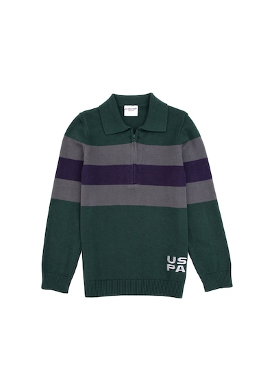 U.s. Polo Assn. Erkek Çocuk Yeşil Kazak /triko 50315615-vr054 Yesıl