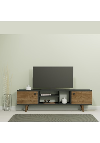 Lagomood Ewo Tv Standı Antrasit Ceviz