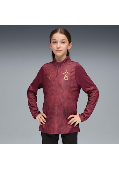 Puma Galatasaray Genç Antrenman Fermuarlı Üst 782888 03 Kırmızı