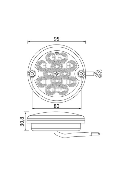 Dasterı Dsl-210dır Led Ön Yön Gösterge Lambası 9v - 33v