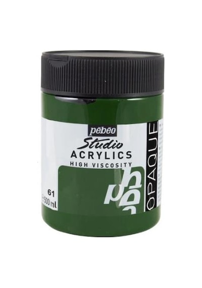 Pebeo Studio Yüksek Viskoziteli Akrilik Boya 500 Ml Green Earth 61 Diğer Renkler