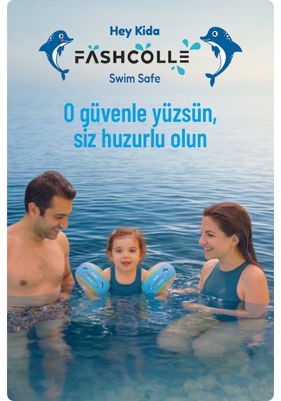 Fashcolle Yuvarlak Yüzme Yardımcısı Şişme Deniz Kolluğu (S) 1-4 Yaş