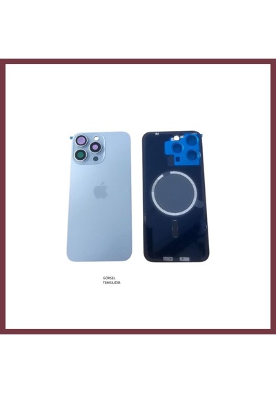 Storeşahin İphone 15 Pro Max Uyumlu Arka Pil Kapağı Full Nfc Li Lens Shn0720 Çok Renkli 21832058