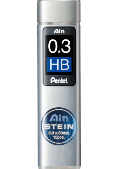 Pentel Ain Stein Hi-Polymer Uç 0.3 Mm N Hb 15 Adet