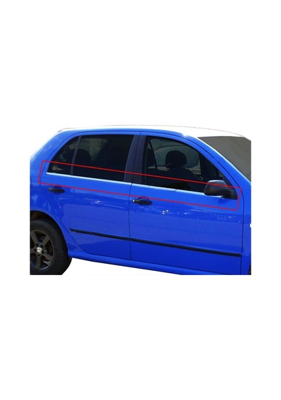 Skoda Fabia 1 6Y Cam Çıtası 4 Prç  Krom 1999-2007