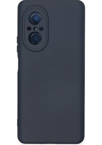 Huawei Nova 9 Se İçi Kadife Kaplı Esnek Silikon Kapak Ryc/ Nano Lansman Lacivert