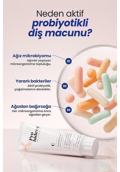 Probident Zerdeçal Özütü İlaveli Probiyotik Diş Macunu 75 ML