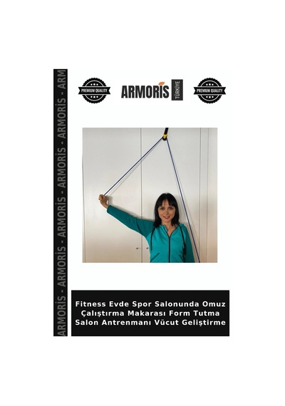 Fitness Evde Spor Salonunda Omuz Çalıştırma Makarası Form Tutma Salon Antrenmanı Vücut Geliştirme