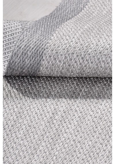 Vatra Sisal Halı Tarzı Gri Robot Süpürge Uyumlu Mutfak Salon Koridor Kolay Temizlenebilir Modern Polyester Halı