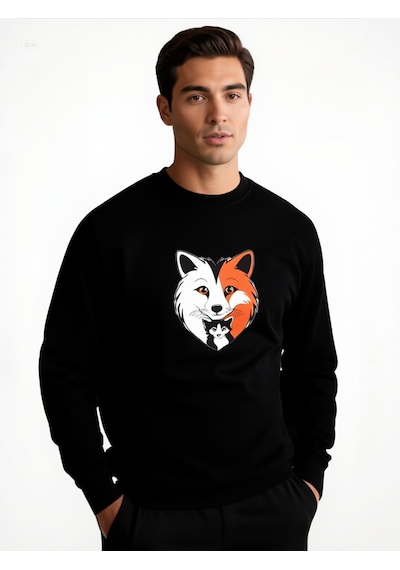 Ogc Tilki Unisex Sweatshirt Siyah