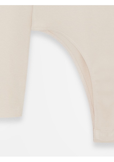 Dilvin 32695 Uzun Kollu Bodysuit-taş Taş