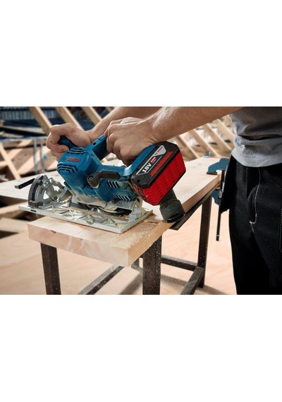 Gks 185-lı Akülü Daire Testere 18 Volt, Solo, Testere Çapı: 165 Mm, Göbek Çapı: 20 Mm, Ahşapta Kesme Kapasitesi