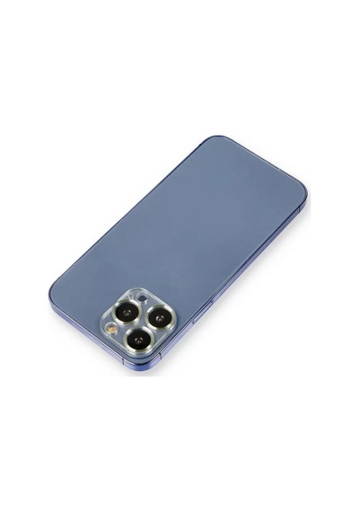 Newface Apple İphone 12 Pro Metal Kamera Lens Koruma Cam - Açık Yeşil