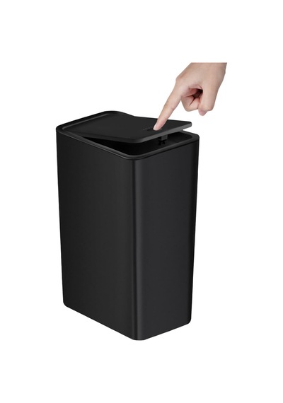 Kapaklı Banyo Çöp Kovası, 10 Litre / 2,6 Galon İnce Çöp Kovası, Mutfak, Yatak Odası, Oturma Odası, Ofis İçin Diğer