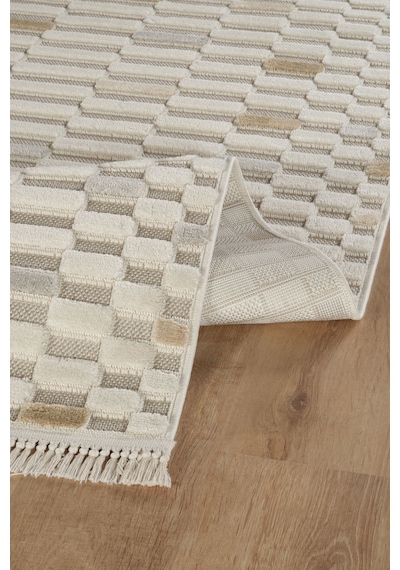Kaşmir Halı 7/24 Luna Glow 160x230 CM Salon Mutfak Halısı Kilim