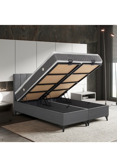 Luna Çift Kişilik Baza Başlık Set 2'li Set 140 x 190 CM