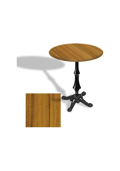 Çipa 1012 Döküm Ayak Yuvarlak Masa Çap 80cm - Werzalit, Wermodin Ve Allzalit Tabla - Real Teak Çok Renkli Çipa 1012 Döküm Ayak Yuvarlak Masa Çap 80cm - Werzalit, Wermodin Ve Allzalit Tabla - Real Teak Çok Renkli