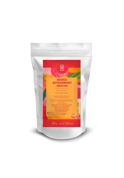 Mango & Strawberry Matcha - Mango Ve Çilekli Matcha 50 Gr