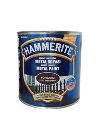 Hammerite Metal Boyası Düz K.Kahverengi 0,75 Lt