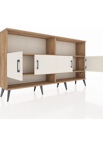 Arges Konsol 4 Raflı 4 Kapaklı 176x30x99 Çam-aytaşı/antrasit Çam-aytaşı/antrasit Arges Konsol 4 Raflı 4 Kapaklı 176x30x99 Çam-aytaşı/antrasit Çam-aytaşı/antrasit